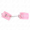 Kink Wrist Restraint Rožinė KINK Fur-Lined Adjustable Wrist Restraints Rožinė 17-29cm Premium Comfort