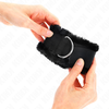 Kink Wrist Restraint KINK Furry Lined Adjustable Wrist Restraints Juodas 17-31cm x 7cm