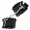 Kink Wrist Restraint KINK Furry Lined Adjustable Wrist Restraints Juodas 17-31cm x 7cm