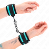 Kink Wrist Restraint Mėlyna KINK Adjustable Nylon Wrist Restraints Juodas-Mėlyna 18-32cm x 5cm