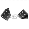 Kink Wrist Restraint Juodas Point KINK Juodas Point Adjustable Wristbands with Chain, 17-23cm, Juodas
