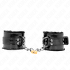 Kink Wrist Restraint KINK Adjustable Wrist Restraints with Copper Lock 17-29cm Juodas/Gold