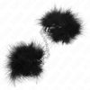 Kink Wrist Restraint KINK Mini Feather Hand Cuffs - Soft Anatomic Wrist Restraints, Juodas
