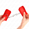 Kink Wrist Restraint KINK Neoprene Wrist Restraints Raudona 42x5 cm - Adjustable Soft Cuffs