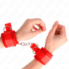 Kink Wrist Restraint KINK Neoprene Wrist Restraints Raudona 42x5 cm - Adjustable Soft Cuffs