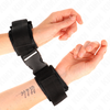 Kink Wrist Restraint KINK Nylon Adjustable Wrist Restraints Raudona-Juodas 25-35cm x 6cm