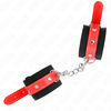 Kink Wrist Restraint KINK Nylon Wrist Restraints Juodas/Raudona Adjustable 19-24cm x 5.5cm