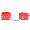 Kink Wrist Restraint KINK Premium Fur Lined Adjustable Wrist Restraints Raudona 17-29cm