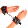 Kink Wrist Restraint KINK Premium Fur-Lined Adjustable Wrist Restraints Raudona-Juodas 17-29cm