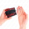 Kink Wrist Restraint KINK Velvet &amp; Lace Wrist Restraints Raudona/Juodas 23x6.5cm Adjustable System