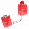 Kink Wrist Restraint KINK Adjustable Wrist Restraints Raudona 20-23cm x 5.5cm Premium Comfort