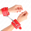 Kink Wrist Restraint KINK Adjustable Wrist Restraints Raudona 20-23cm x 5.5cm Premium Comfort