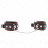 Kink Wrist Restraint KINK Adjustable Wrist Restraints Juodas-Raudona Lining 14-24cm x 3.5cm