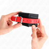 KINK Wrist Restraints Juodas &amp; Raudona Adjustable 17-28 cm Ergonomic Design