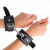 Kink Wrist Restraints Juodas Adjustable 17-28 cm x 5 cm Single Rivet Row