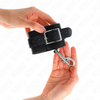 Kink Wrist Restraints Juodas Adjustable 17-28 cm x 5 cm Single Rivet Row