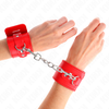 Kink Wrist Restraint KINK Adjustable Raudona Wrist Restraints with Padlock Closure 16-23cm x 5.5cm