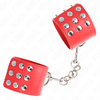 KINK Wrist Restraints Raudona Adjustable 19-24 cm x 5.5 cm Secure Snap System