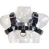 Male Edge Leather Body Model III - Adjustable Chain Harness, S-XL