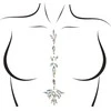 Leg Avenue Europe Leg Avenue Jade Iridescent Adhesive Body Jewels Set - Skin-Friendly Decoration