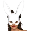 Leg Avenue Europe Leg Avenue Masquerade Rabbit Mask Baltas Polyethylene Costume Priedas