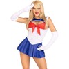 Leg Avenue Costumes Leg Avenue Sailor Costume Multicolor S - 3-Piece Bodysuit &amp; Accessories