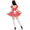 Leg Avenue Europe Leg Avenue Costumes LEG AVENUE - POLKA DOT DRESS + HEADBAND Raudonas/Baltas M