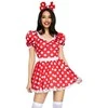 Leg Avenue Europe Leg Avenue Costumes LEG AVENUE - POLKA DOT DRESS + HEADBAND Raudonas/Baltas M