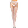 Leg Avenue Hosiery Leg Avenue Back Seam Fishnet Tights Baltas One Size Nylon Blend