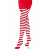 Boland Traciks Leg Avenue Baltas/Raudona Striped Nylon Tights - One Size, Vibrant Design
