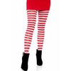 Boland Traciks Leg Avenue Baltas/Raudona Striped Nylon Tights - One Size, Vibrant Design