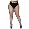 Leg Avenue Europe Leg Avenue Plus Size Fishnet Pantyhose - Classic Juodas Mesh Design