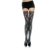Leg Avenue Rožinės nėrinių kojinės