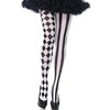 Boland Traciks Leg Avenue Harlequin Tights Juodas/Baltas One Size Nylon Patterned