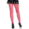 Leg Avenue Hosiery Leg Avenue Lace Tights Neon Rožinė - Eyelet Fishnet, Stretch Fit