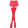 Leg Avenue Europe Leg Avenue Over-the-Knee Nylon Stockings Raudona One Size