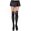 Leg Avenue Europe Juodas Cat Opaque Pantyhose Juodas