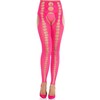 Leg Avenue Hosiery Leg Avenue Seamless Strapless Opaque Stockings Neon Rožinė 95% Nylon