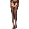 Leg Avenue Europe Juodos blondinės kojinės