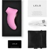 LELO SONA 2 Travel Compact Sonic Wave Device Rožinė 12 Modes