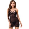 Livco Corsetti Sets Livco Corsetti Fashion Tiana LC 20208 Chemise &amp; Thong Set Juodas S/M