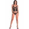 Livco Corsetti Sets Livco Corsetti Cinex Atlantin LC 90704 3-Piece Lace Lingerie Set Juodas L/XL