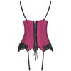 Livco Corsetti Sets Livco Corsetti Agrafena Burgundy Corset Set S/M - Elegant Lingerie