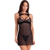 Livco Corsetti Sets Livco Corsetti Krolina LC 90734 Juodas Chemise Set S/M - Elegant Mesh &amp; Lace