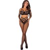 Livco Corsetti Stockings LivCo Corsetti Fashion Faxandra LC90742 Juodas Fishnet Tights L/XL