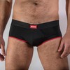 Macho Underwear Macho MS24R Classic Briefs Dark Raudona XL - Breathable Lycra Comfort