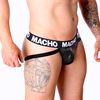 Macho Underwear Macho MX25NC Intimate Jockstrap Juodas Leatherette L - Elastic Band