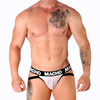 Macho Underwear Macho MX26X1 Jockstrap Baltas Mesh XL - Breathable Athletic Support