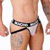 Macho Underwear Macho MX26X1 Jockstrap Baltas Mesh XL - Breathable Athletic Support