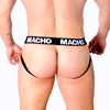 Macho Underwear Macho MX27GR Intimate Jockstrap Pilkas rusvai gelsvas XL - Leather-Look Finish